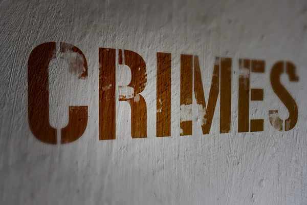 Crímenes en el Muro — Foto de Stock