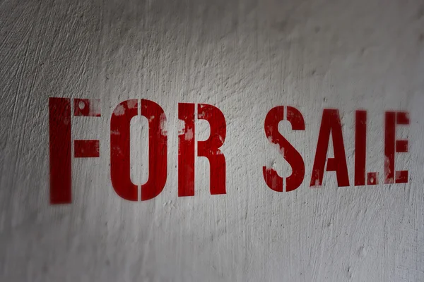 For Sale on the Wall — Stock Photo, Image