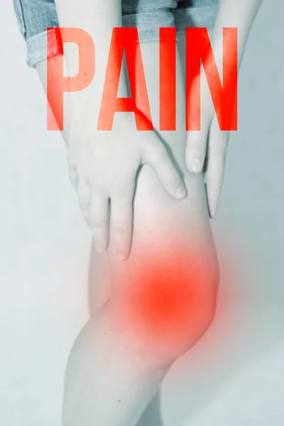 Pain in the Knee — Stock Photo, Image