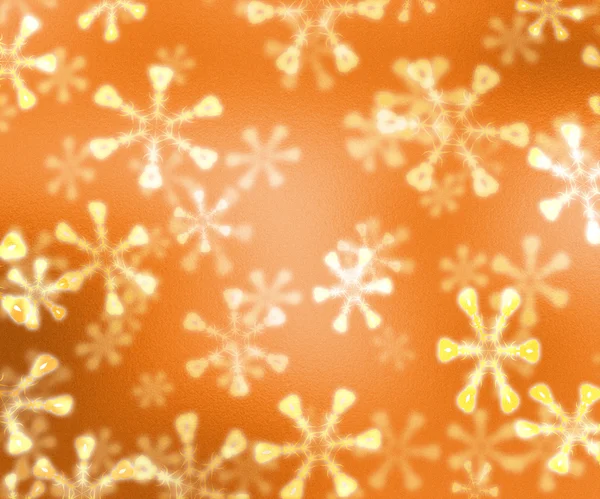 Orange snöiga — Stockfoto