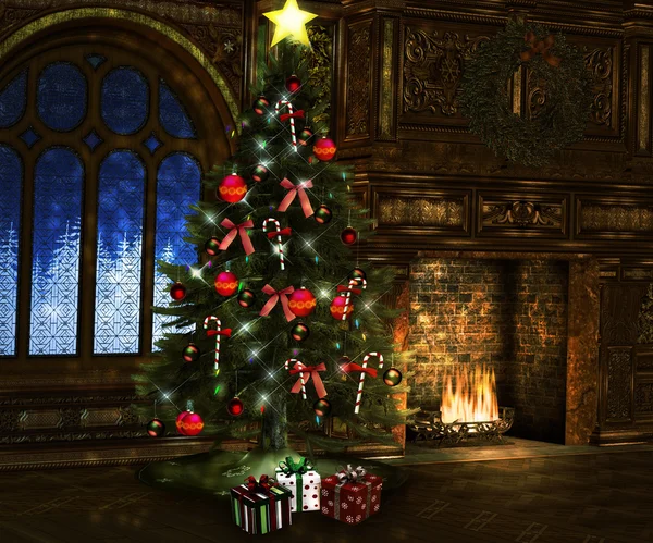 Christmas castle zemin