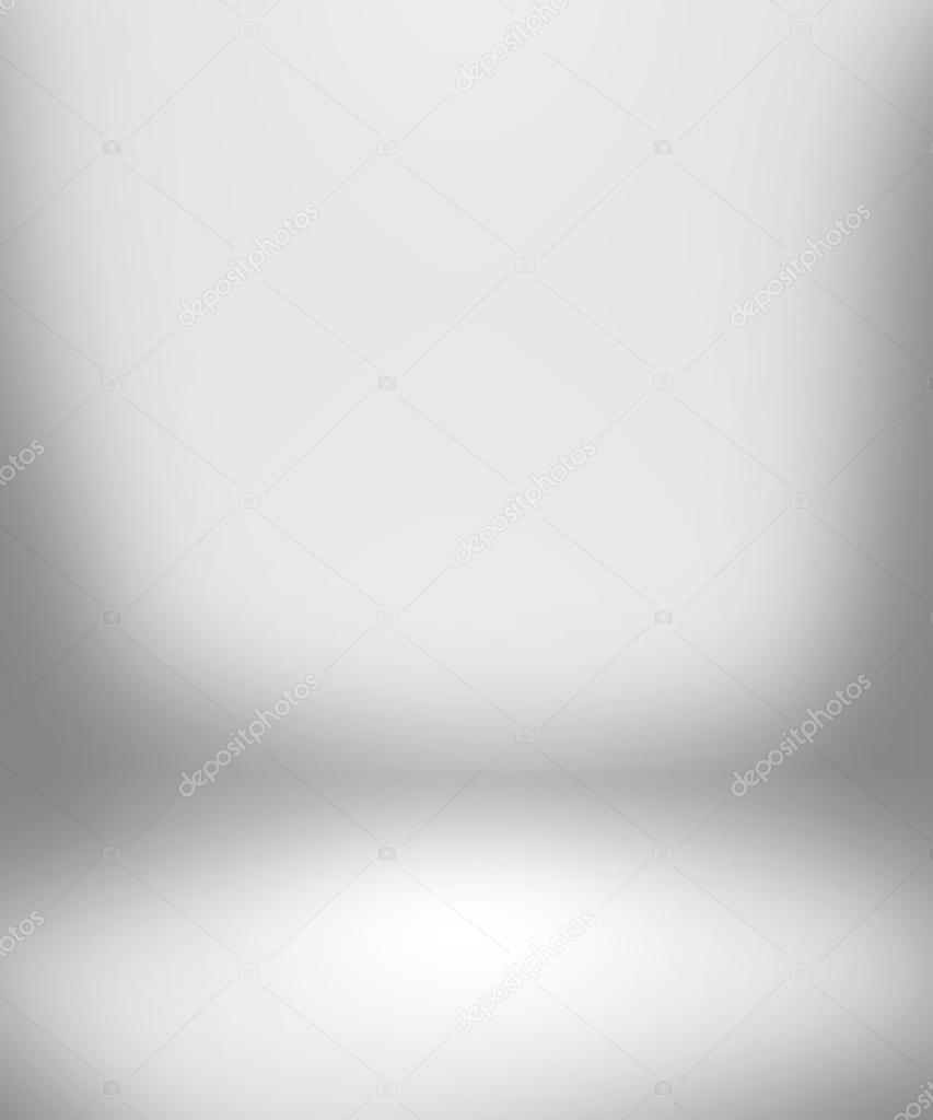 White Empty Spotlight Interior Background