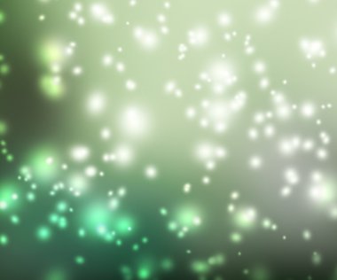 Yeşil Parlatıcı bokeh zemin