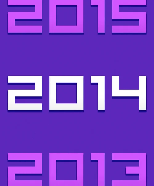 紫新年の背景 — ストック写真
