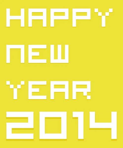 Fundo de Ano Novo Amarelo — Fotografia de Stock