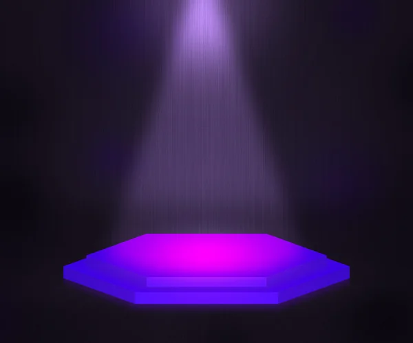Etapa de plataforma violeta — Foto de Stock