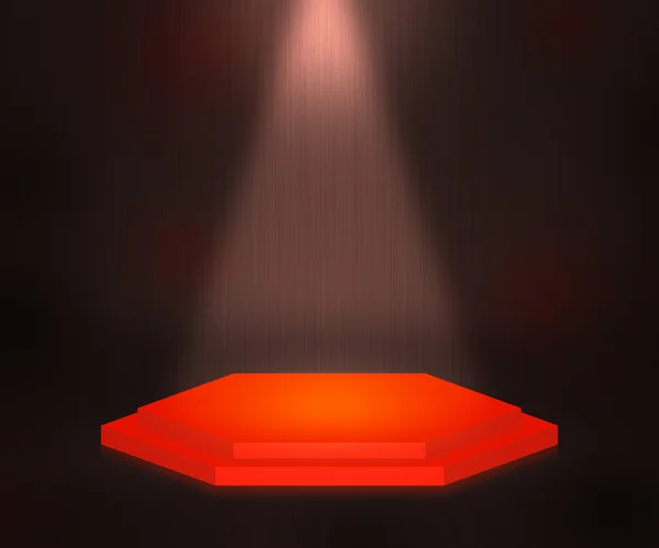 Этап Красной платформы — стоковое фото
