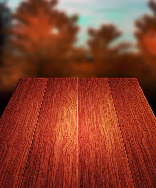 Wood Table Backdrop — Stock Photo, Image