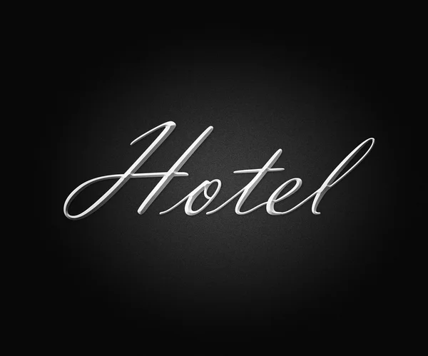 Hotel sfondo nero — Foto Stock