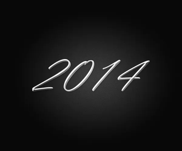 2014 Black Backdrop — Stock Photo, Image