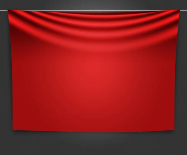 Rode vlag achtergrond — Stockfoto
