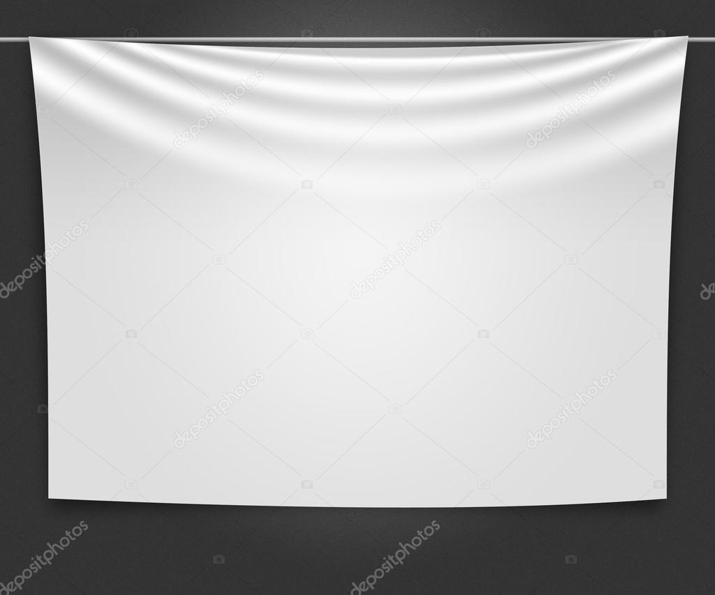 White Banner Backdrop