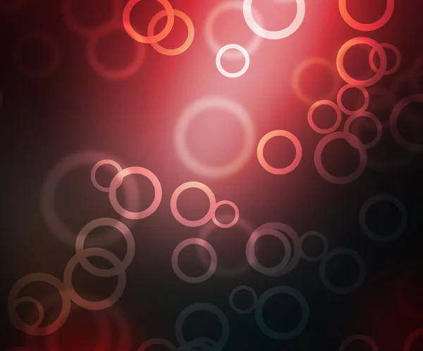 Círculos abstractos rojos Bokeh — Foto de Stock