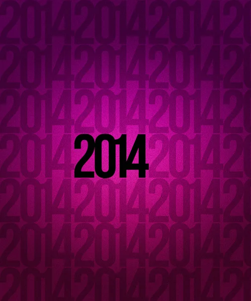 Violet 2014 Year Image — Stock Photo, Image