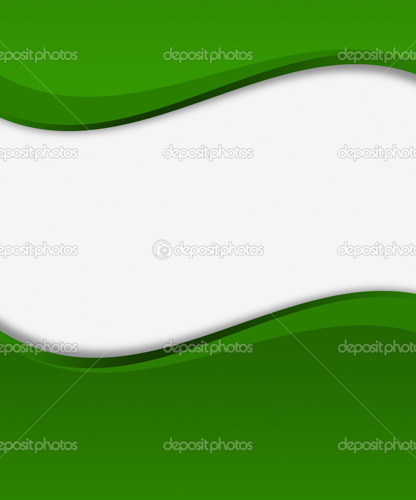 Green Arc Shapes Background