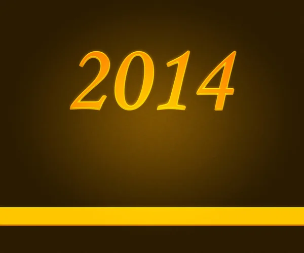 2014 Gouden brieven — Stockfoto