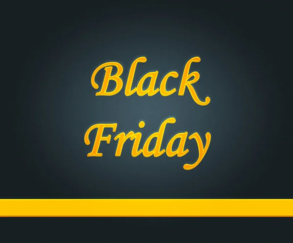 Black Friday Lettres d'or — Photo