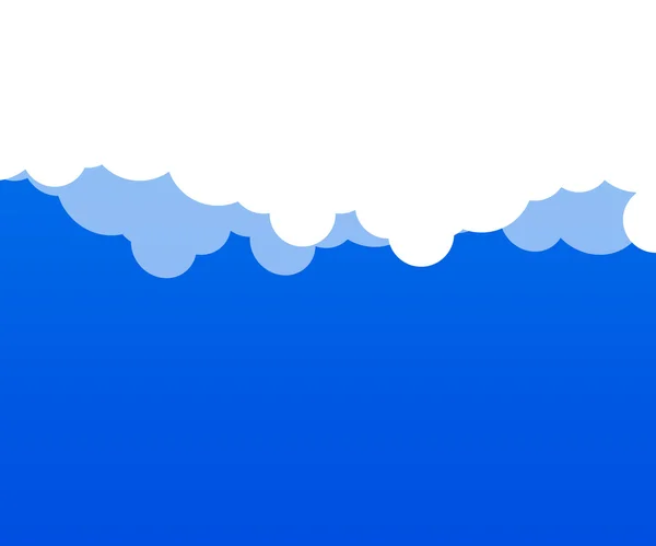 Enkel moln blå bakgrund — Stockfoto