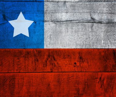 ahşap Şili bayrağı