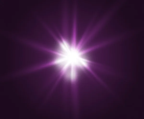 Фіолетове світло відблиску — стокове фото