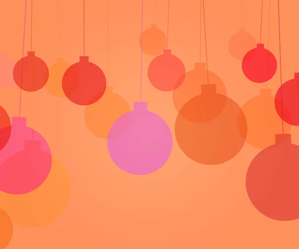 Christmas Balls Background — Stock Photo, Image