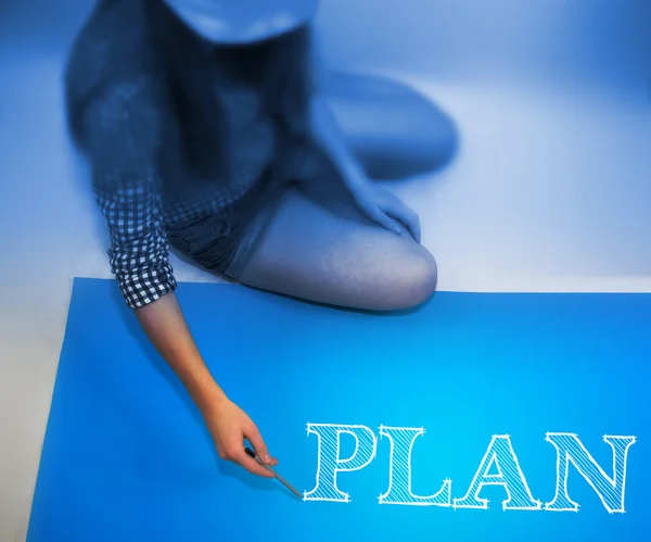 Plan — Stockfoto