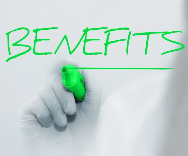 Benefits — Stock Photo, Image