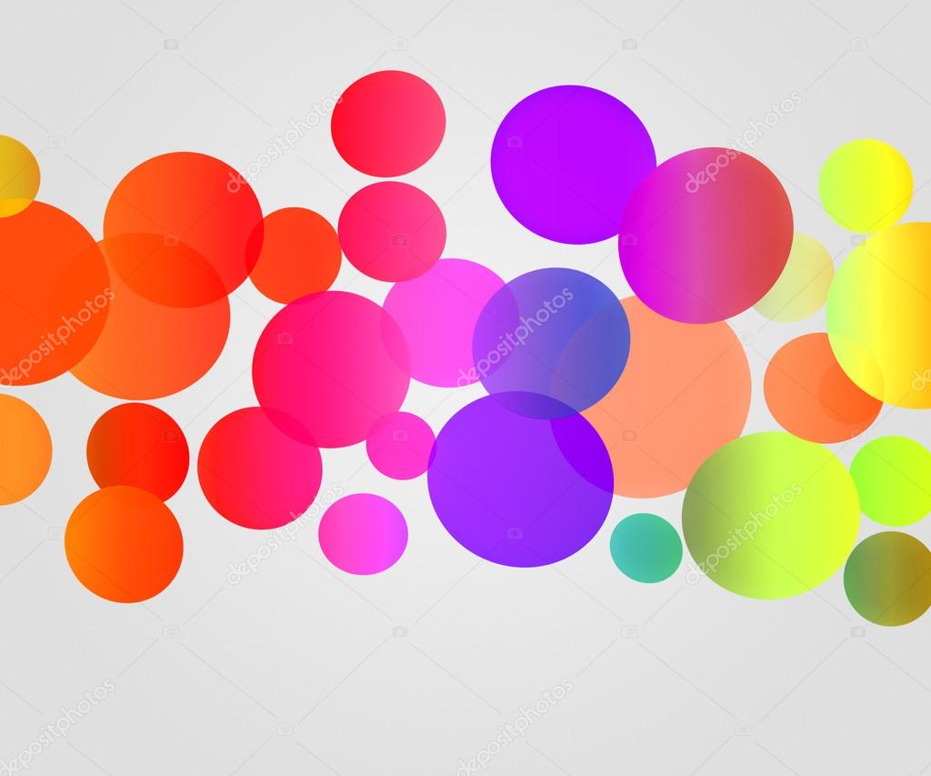 Violet Color Balls Background