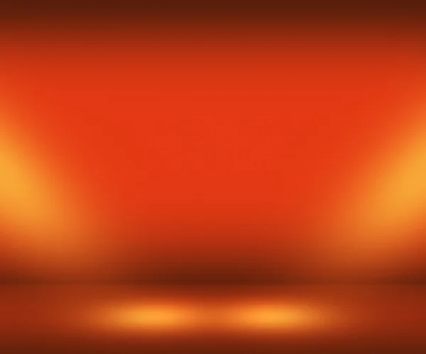 Orange Spotlight Room — Stock Photo, Image