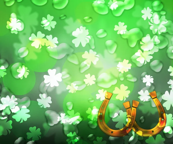 St Patricks day grön bakgrund — Stockfoto