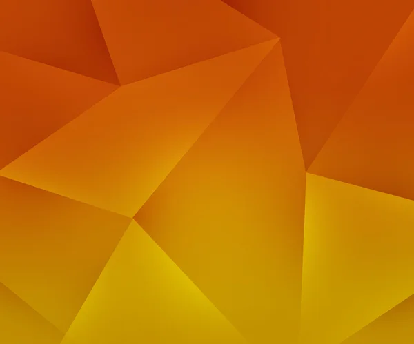 Orangefarbener Polygon Hintergrund — Stockfoto