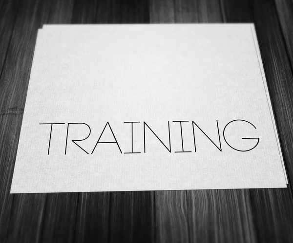 Training on Paper — Stock Photo, Image