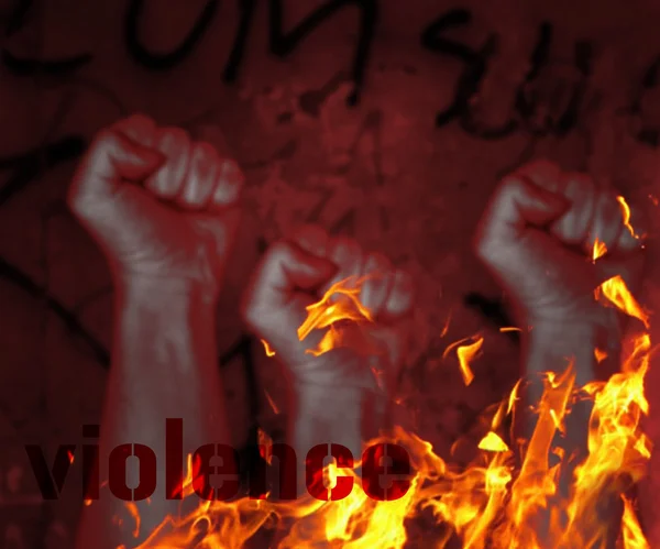 şiddete protesto
