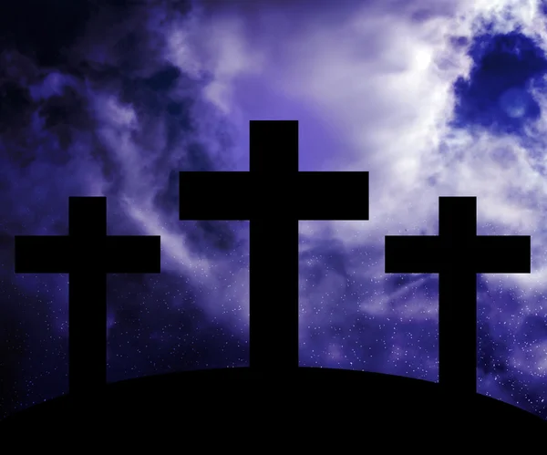 Golgotha Easter Image — Stock Photo, Image