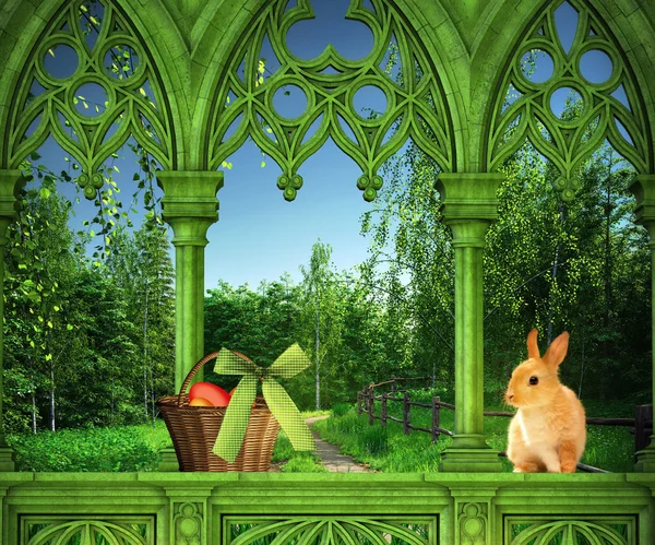 Easter Premade Backdrop — Stock Photo, Image