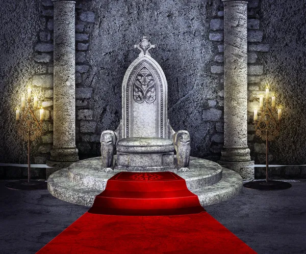 Throne room — Stock Photo, Image