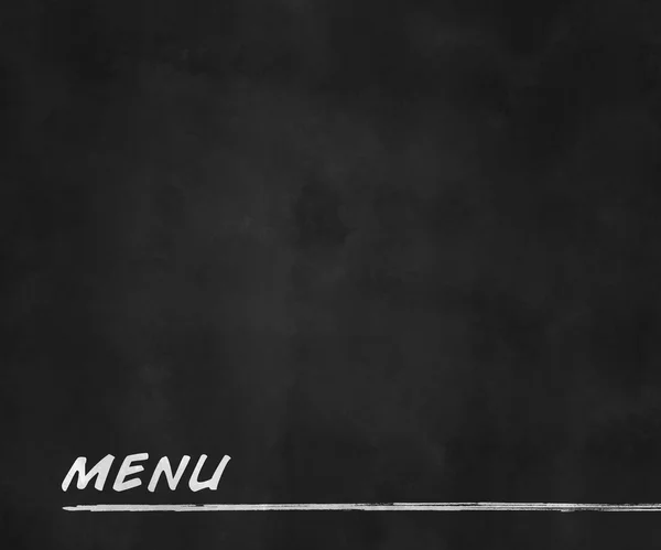 Menu sur tableau noir — Photo