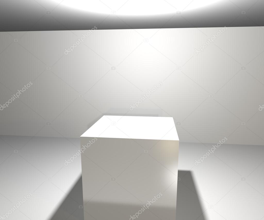 Infinite White Spotlight Background