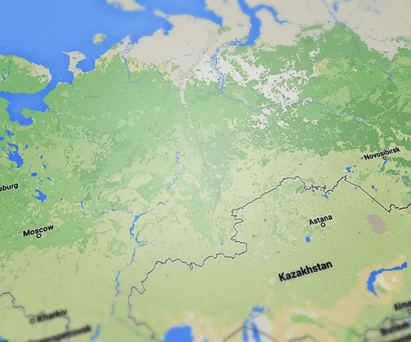 Rusia Mapa — Foto de Stock