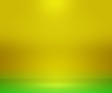 Sarı zemin ve duvar