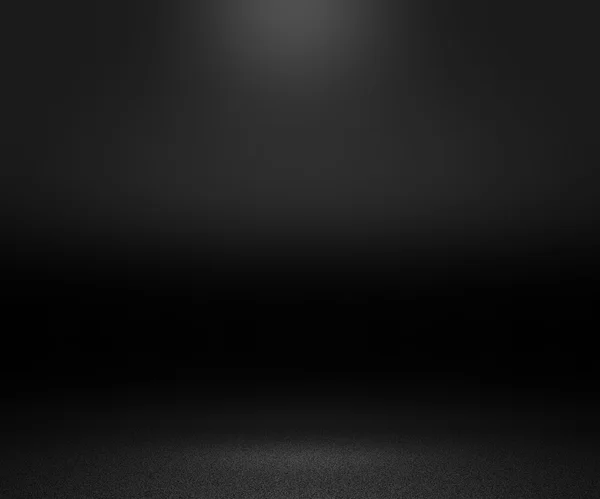 黒い床および壁 — ストック写真