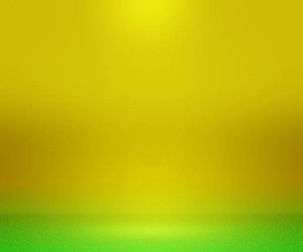 Gelber Boden und gelbe Wand — Stockfoto