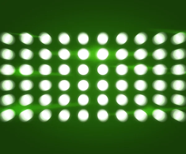 Luzes do partido verde — Fotografia de Stock