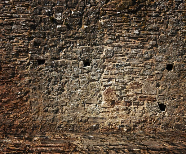Muralla de piedra medieval —  Fotos de Stock