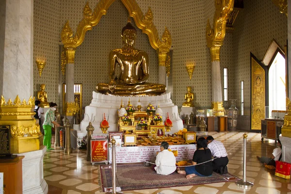 Wat traimit bangkok Tajlandia — Zdjęcie stockowe