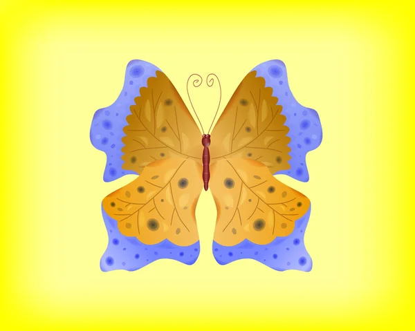 Papillon abstrait vectoriel — Image vectorielle