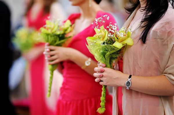 Linea di fiori nuziali — Foto Stock