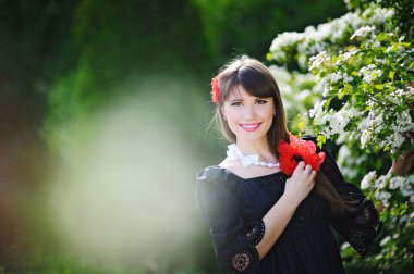 kız doğada