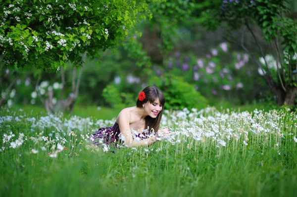 Ragazza in natura — Foto Stock