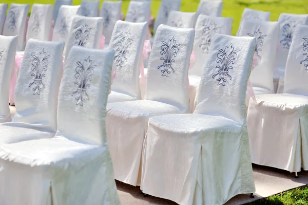 Sillas de boda — Foto de Stock